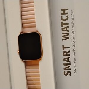 Rose Gold Smart Watch Magnetic Band. Also Extra Band.